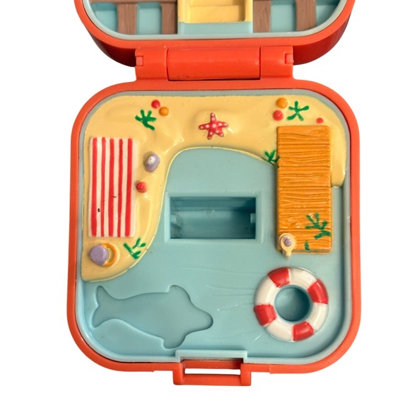 VTG Polly Pocket Little Lulu's Speedboat Ring Case 1991 Bluebird Toys - Picture 4 of 8